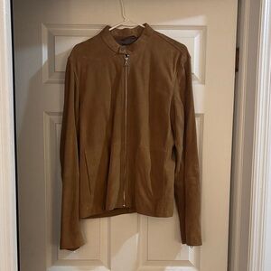 Rag & Bone Tan Suede Shirt Jacket
